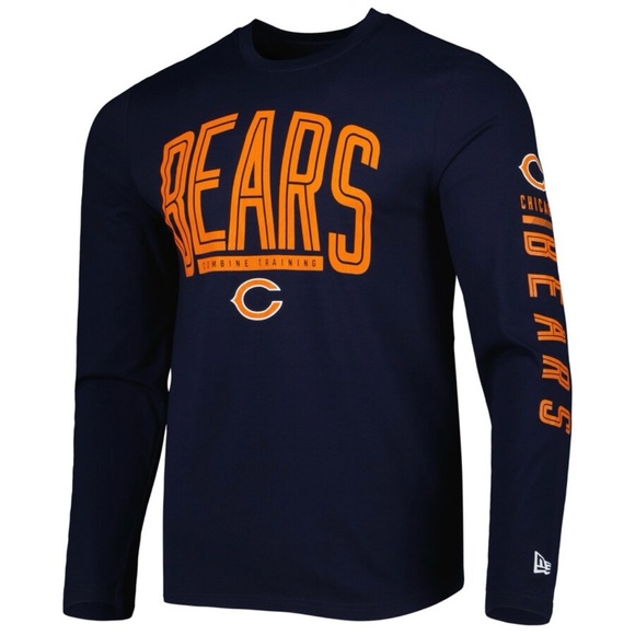 Chicago Bears NFL Combine Authentic Long Sleeve Shirt Men’s Small Slim Fit - Picture 11 of 12